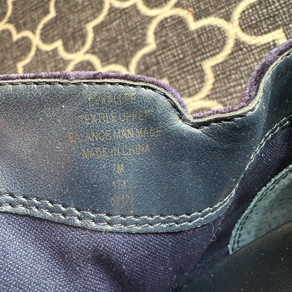 Crown Vintage Navy Side- Buckle Vegan Leather Ankle Boots with Buckles- size 7 - Picture 8 of 8